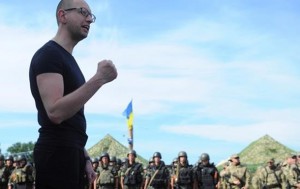 Prime-minister Arseniy “Yats” Yatsenyuk stands behind most of escalating moves made by the Kiev regime.
