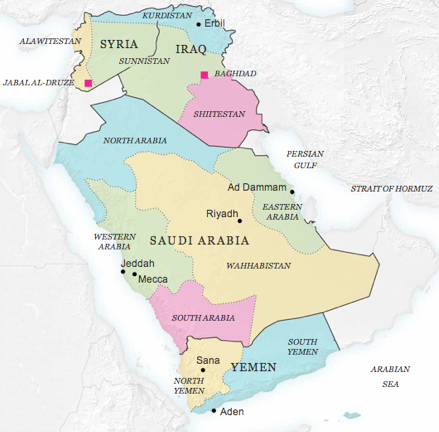 NYT-Map-of-Divided-Middle-East-Adjusted-for-Nazemroaya-Article