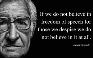 EmilysQuotes.Com-believe-freedom-speech-despise-intelligent-Noam-Chomsky