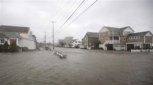Neighborhoods in US East Coast remain under water after winter storm