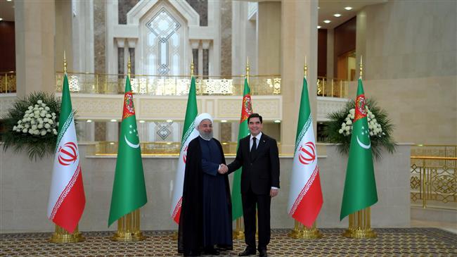 Iran’s President Rouhani in Turkmenistan to boost ties
