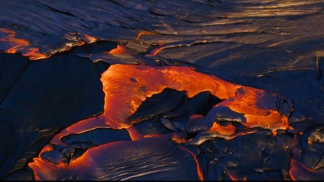 Land spouts observed over Hawaiian lava field