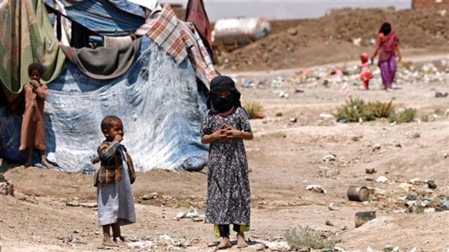 Press TV visits Yemen IDP camp bombarded by Saudi Arabia
