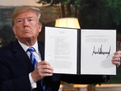 Ceasing U.S. Participation in the JCPOA and Taking Additional Action to Counter Iran’s Malign Influence and Deny Iran All Paths to a Nuclear Weapon, by Donald Trump