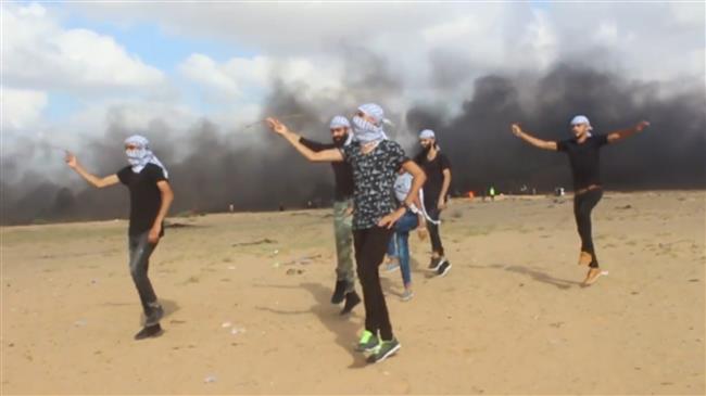 Gazans dance ‘Dabke’ to protest Israeli occupation