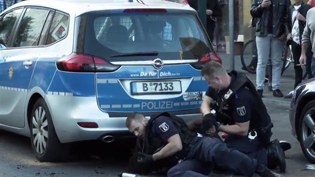 German police savagely beat unarmed black man in Berlin