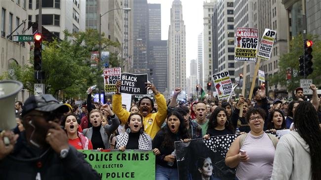 Chicago activists celebrate after white cop convicted of murder
