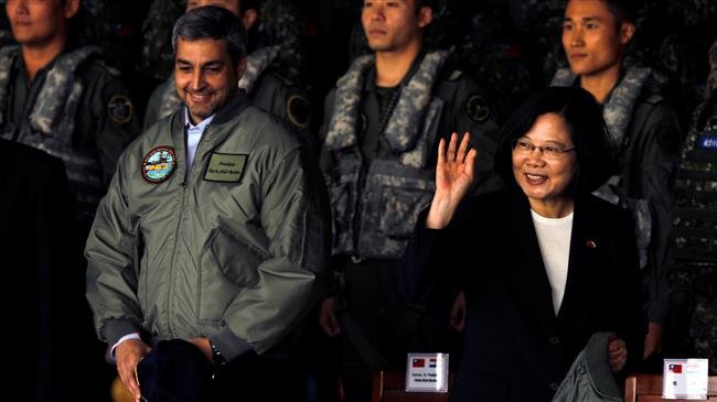 Taiwan conducts drill in presence of Paraguay president