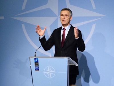 Jens Stoltenberg at the NATO Industry Forum, by Jens Stoltenberg