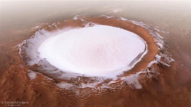 Huge reservoir of water ice found in northern lowlands of Mars