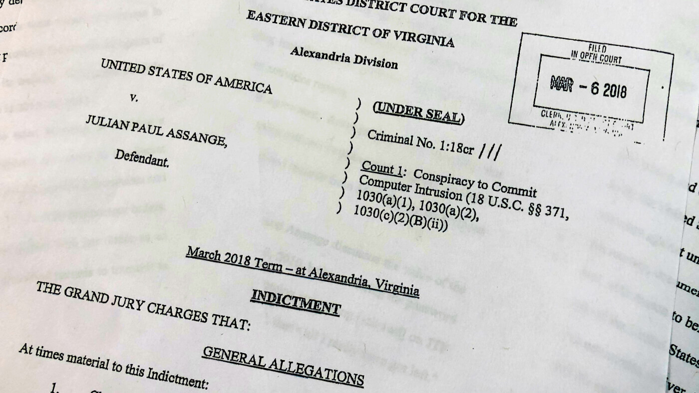Espionage? Computer Crimes? The DOJ’s Cast Against Wikileaks Founder Julian Assange