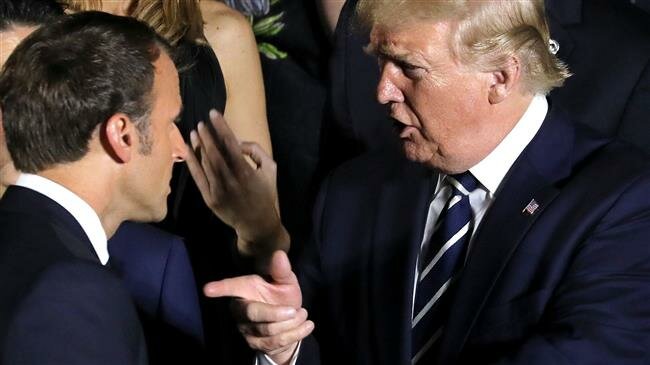 ‘Nobody speaks for US,’ Trump tells Macron
