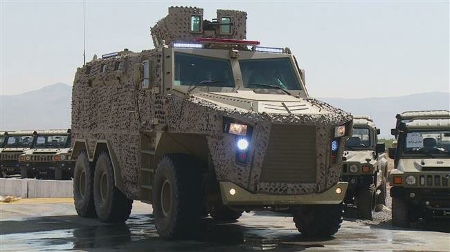 Iran unveils two military vehicles