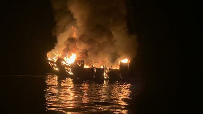 At least 8 dead as fire sinks dive boat in California