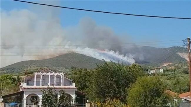 Villages evacuated as wildfire rages on Greek island of Zakynthos